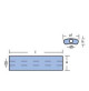 Bar for Engines SX - original part number: 3852970 - 00727 - Tecnoseal